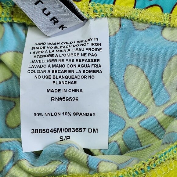 Trina Turk Womens Small Trellis Print Swim Spa Pants Nylon Spandex New - Picture 5 of 6